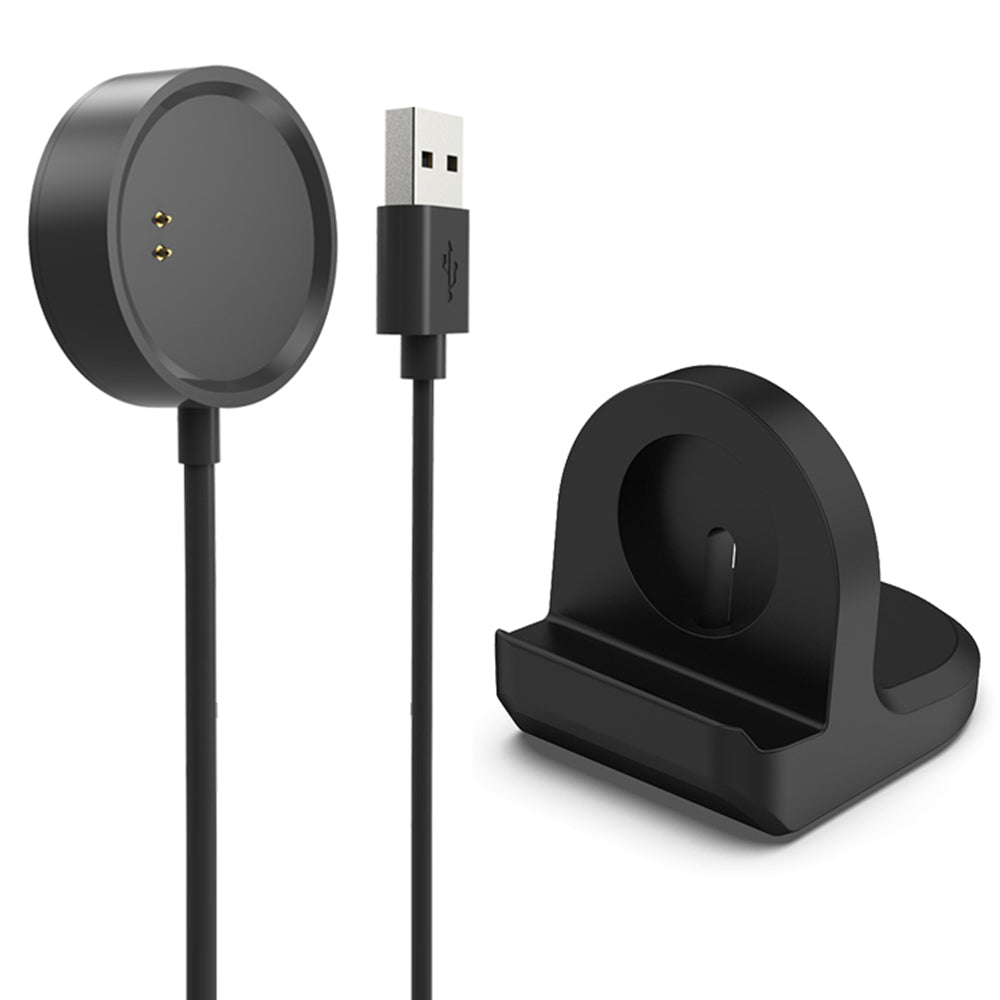 For Realme Watch RMA161 Cable Charging Pad Smartwatch Charger with Silicone Display Holder