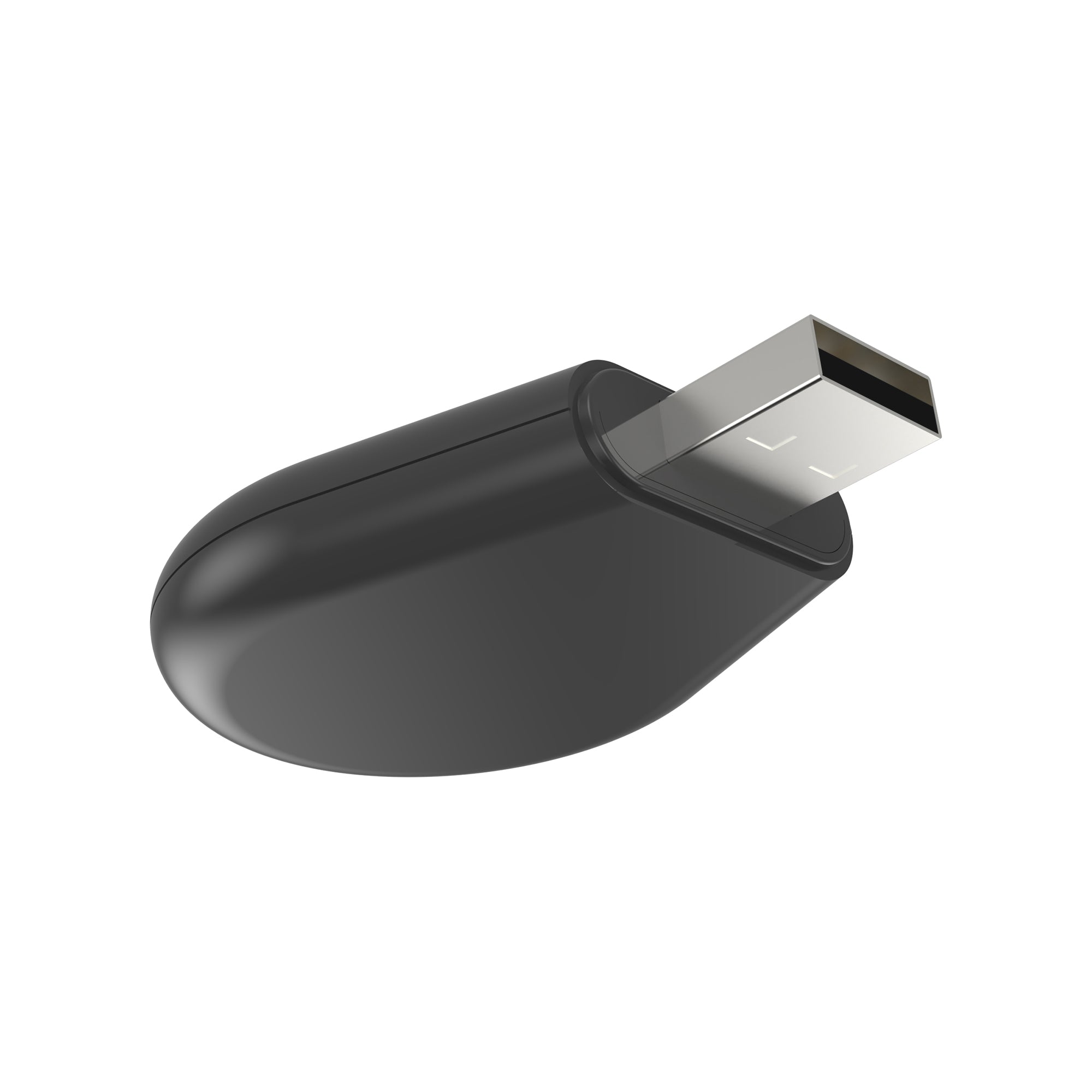 For Honor Watch GS 4 Waterdrop Shape USB Charger Smart Watch Portable Charging Dock - Black