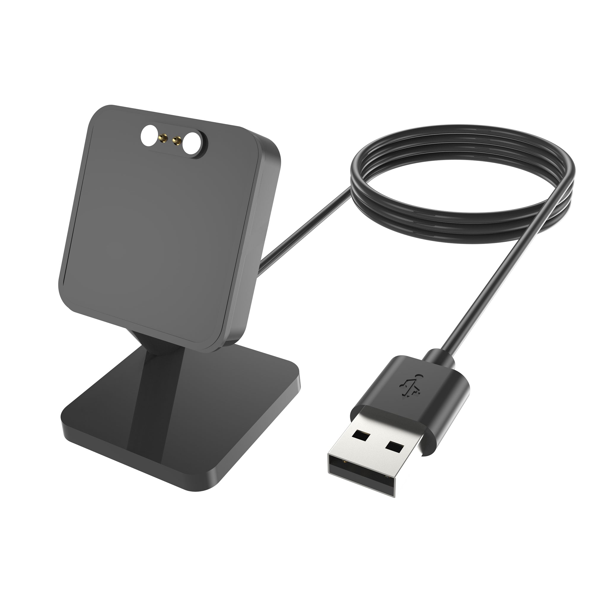 For QCY Watch GTC / Watch WA22GTCA Magnetic Charging Stand Wireless Charger Station with 100cm USB Cable