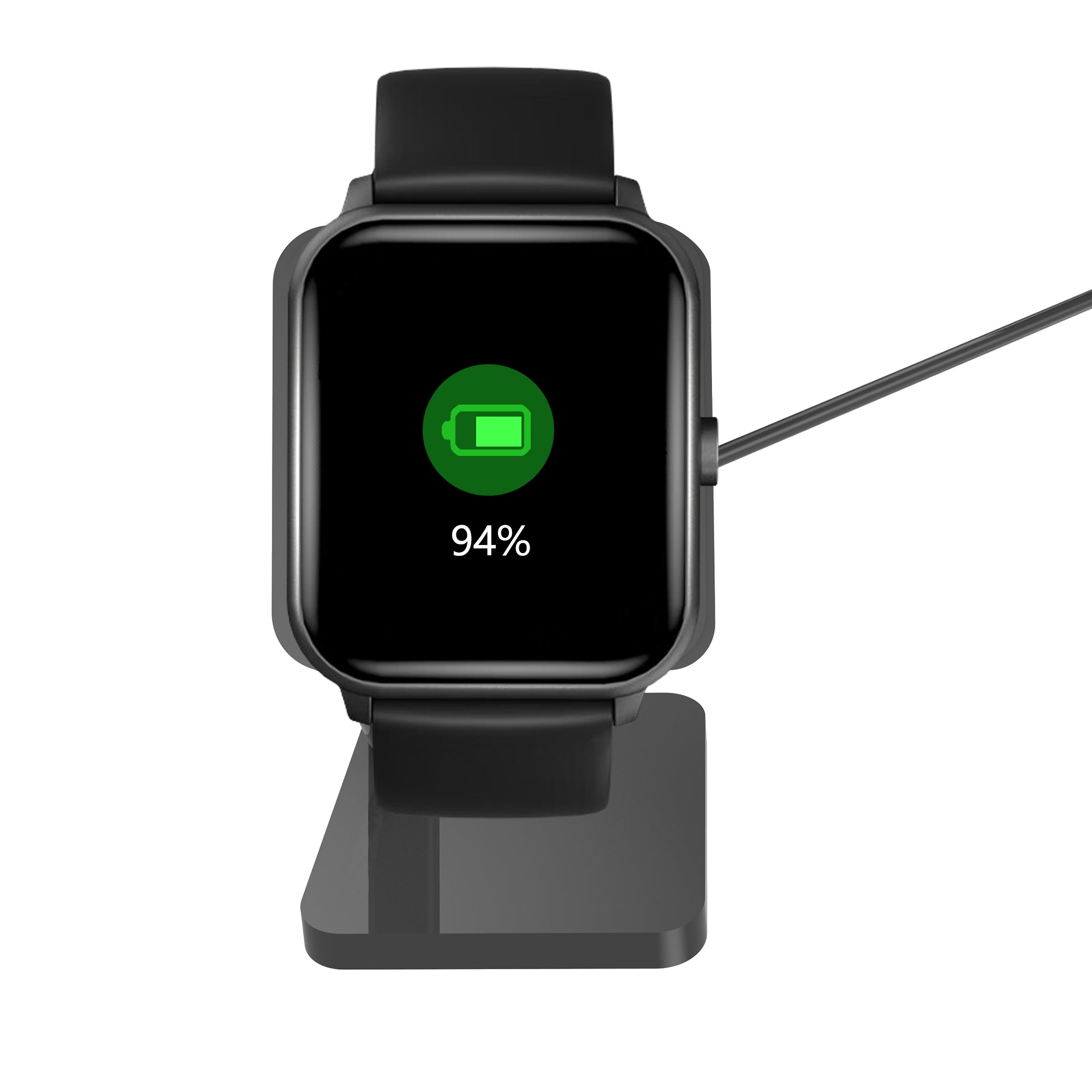 For QCY Watch GTC / Watch WA22GTCA Magnetic Charging Stand Wireless Charger Station with 100cm USB Cable