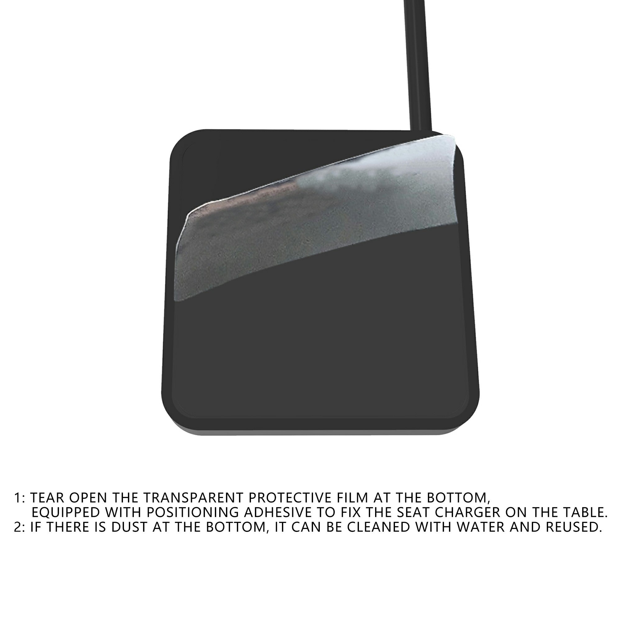 For QCY Watch GTC / Watch WA22GTCA Magnetic Charging Stand Wireless Charger Station with 100cm USB Cable