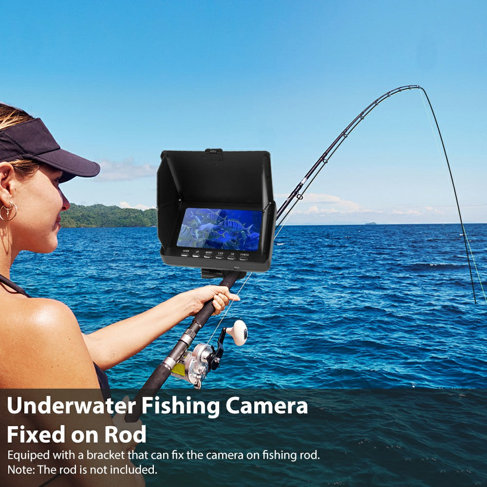 SYSD-519C Waterproof Fish Finder 5-Inch Screen 20m Wire Underwater Fishing Camera
