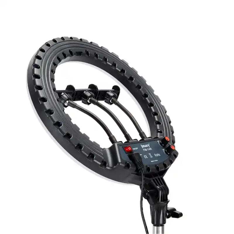 JMARY FM-14R 14-inch Live Streaming Ring Light Photography LED Fill Light