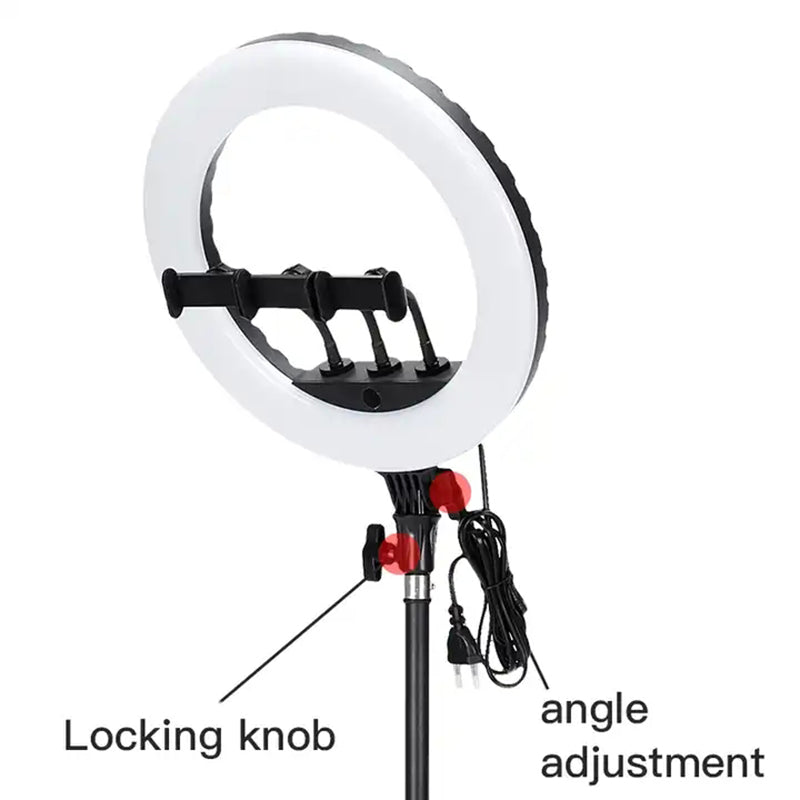 JMARY FM-14R 14-inch Live Streaming Ring Light Photography LED Fill Light
