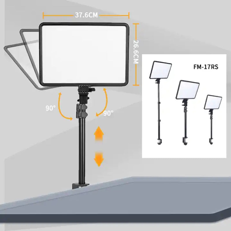 JMARY FM-17RS 17-inch Touch Control Dimmable LED Panel Light with Remote