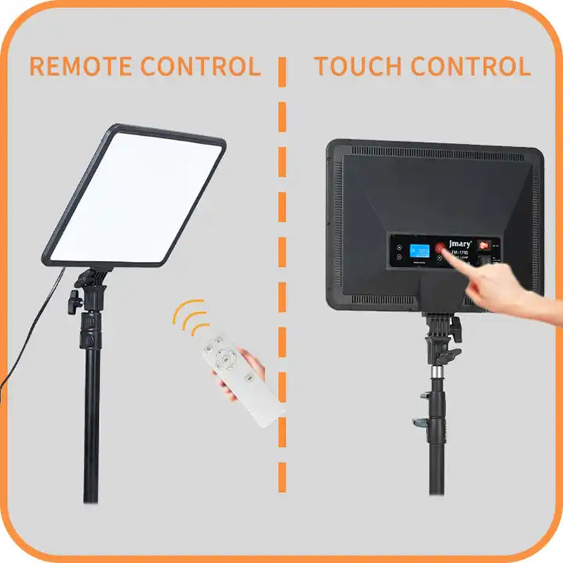 JMARY FM-17RS 17-inch Touch Control Dimmable LED Panel Light with Remote