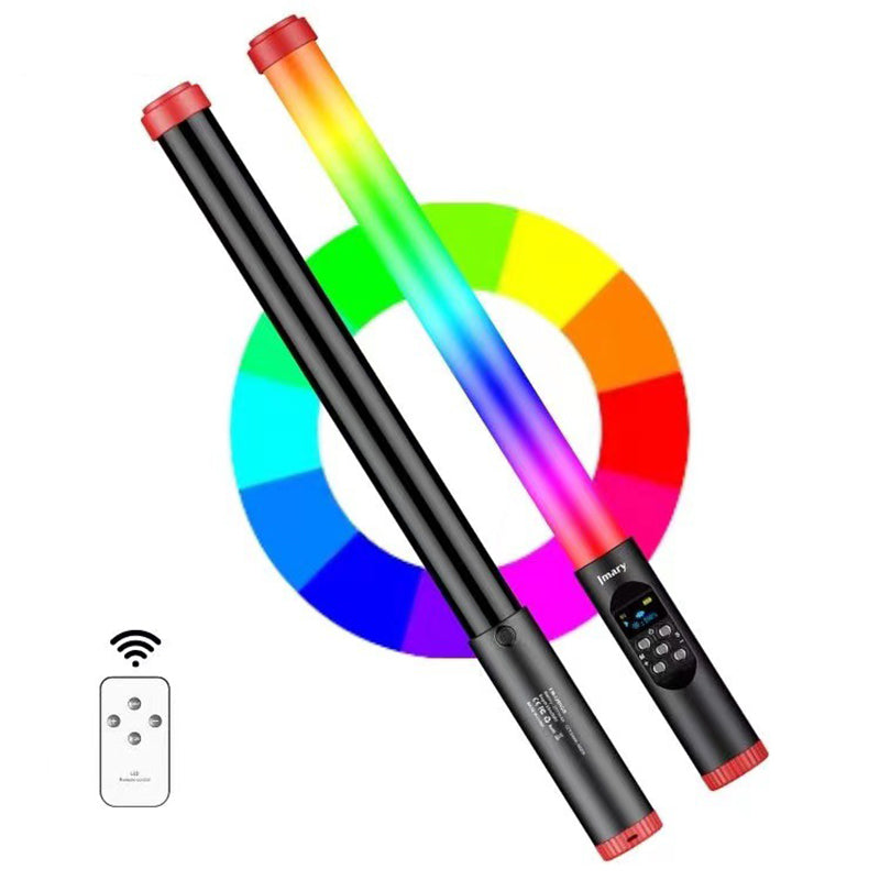 JMARY FM-128RGB Outdoor Photography Light Waterproof RGB Handheld LED Fill Light Stick