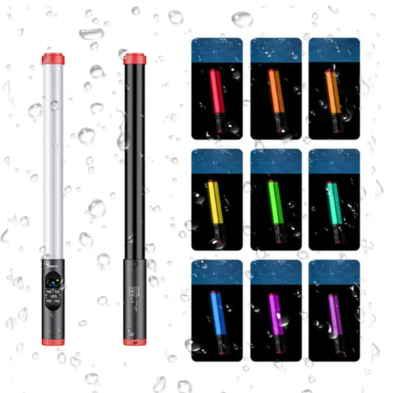 JMARY FM-128RGB Outdoor Photography Light Waterproof RGB Handheld LED Fill Light Stick