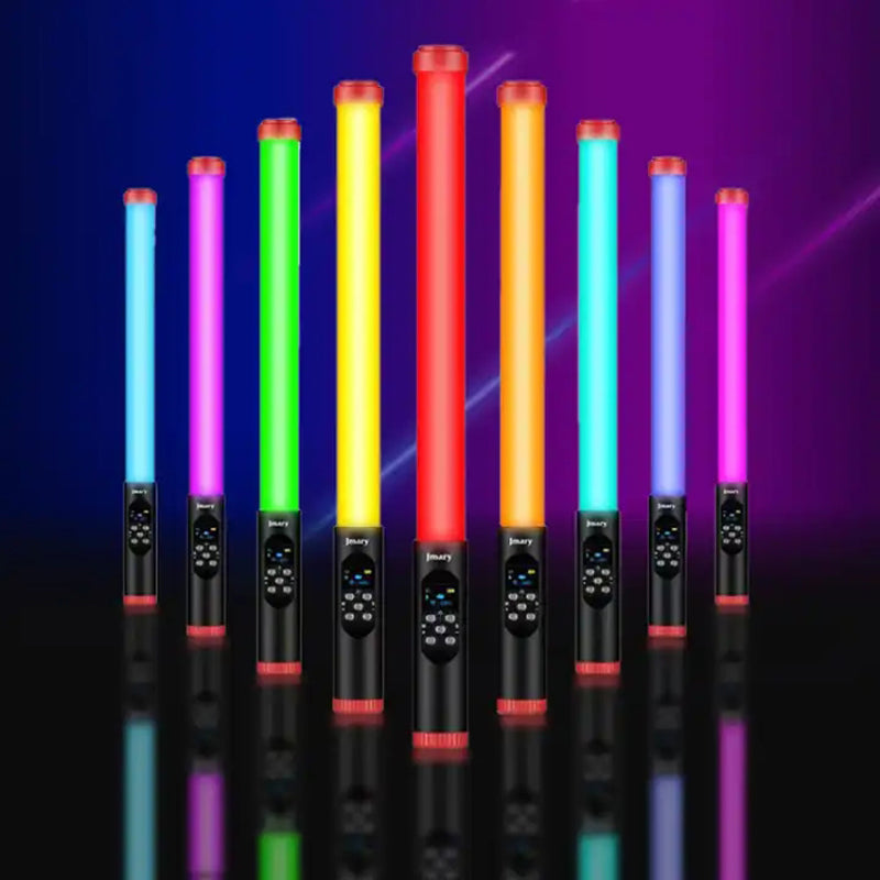 JMARY FM-128RGB Outdoor Photography Light Waterproof RGB Handheld LED Fill Light Stick