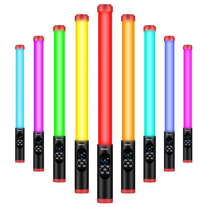 JMARY FM-128RGB Outdoor Photography Light Waterproof RGB Handheld LED Fill Light Stick