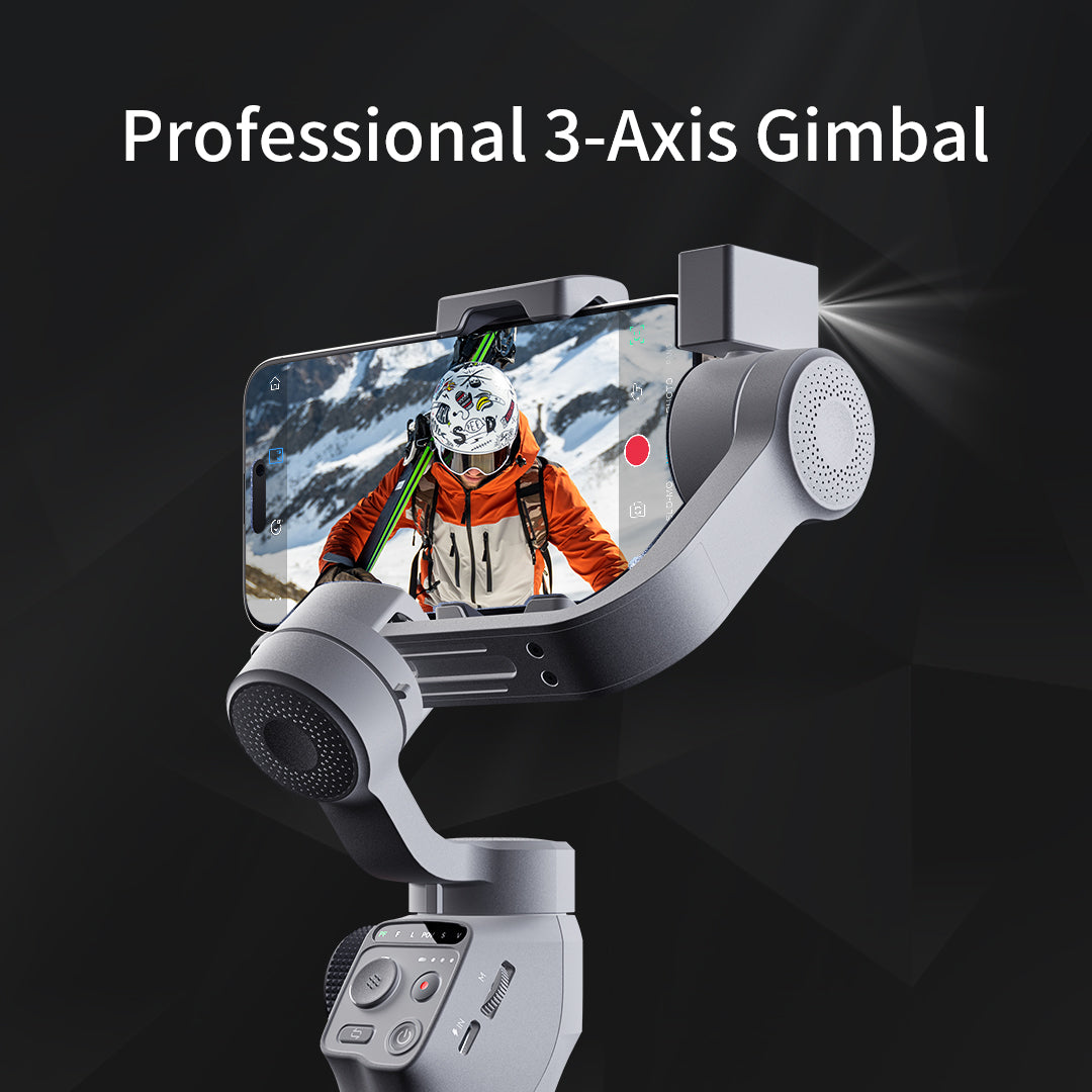 XIAOMIYOUPIN FUNSNAP Capture 5 AI Tracking Smartphone Gimbal Handheld Stabilizer