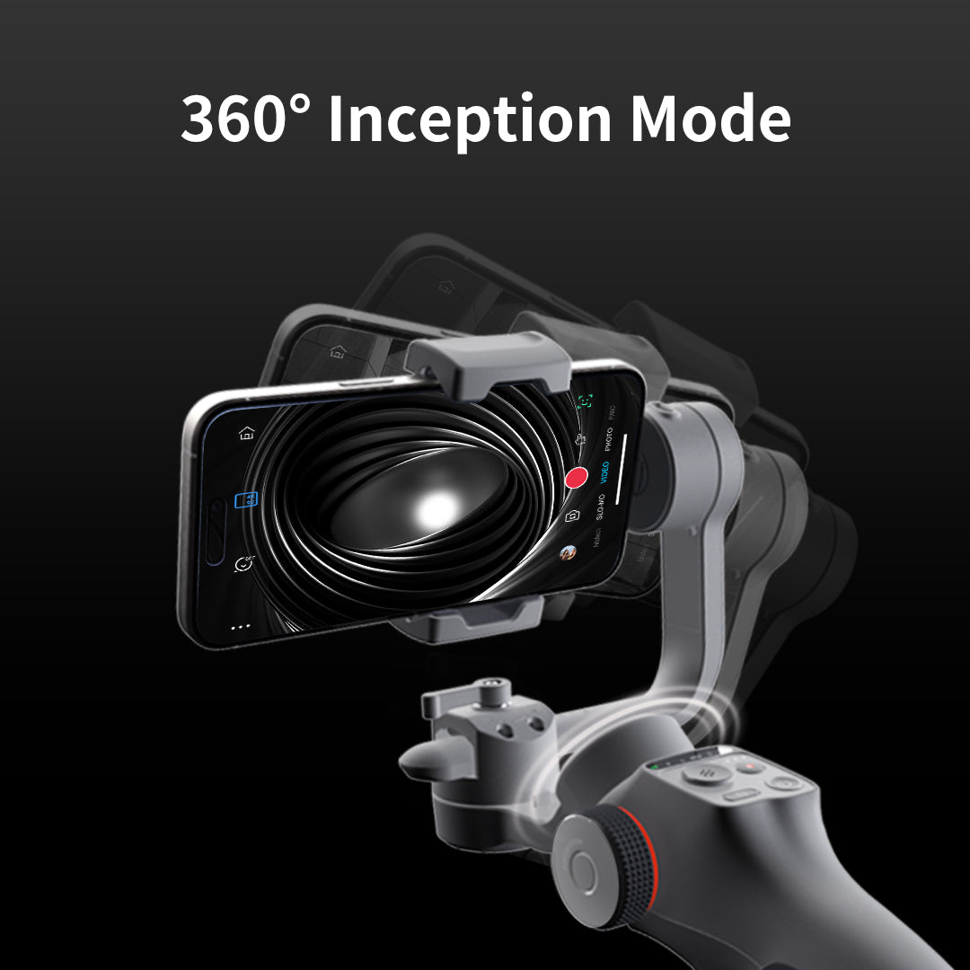 XIAOMIYOUPIN FUNSNAP Capture 5 AI Tracking Smartphone Gimbal Handheld Stabilizer