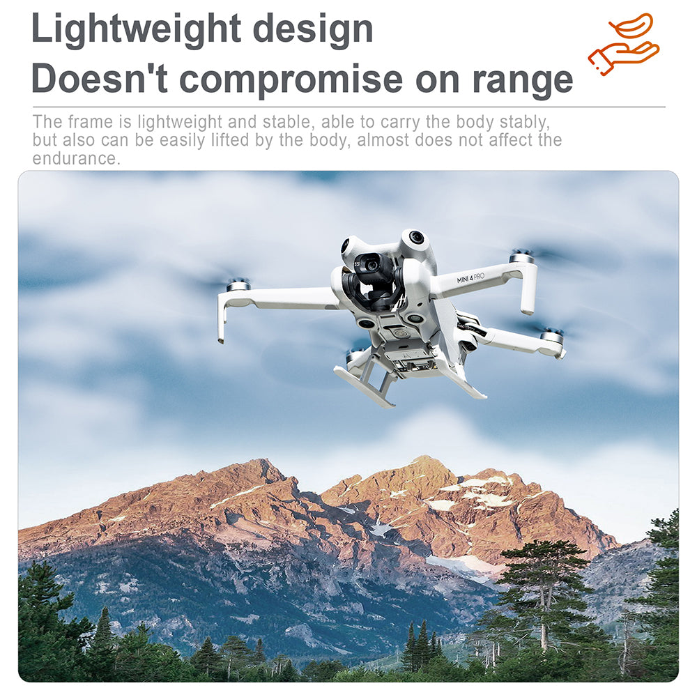 STARTRC 1133936 For DJI Mini 4 Pro Drone LED Luminous Tripod Heighten Landing Gear