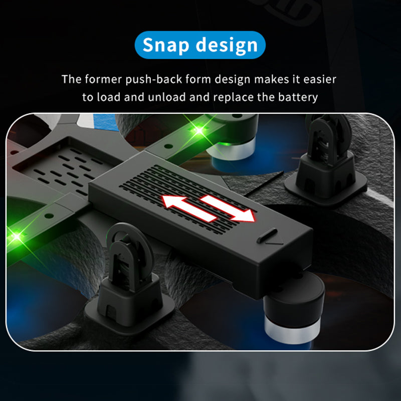 4DRC V39 EPP Foam RC Drone with Cool Lighting, Remote Control Aircraft, Single Battery