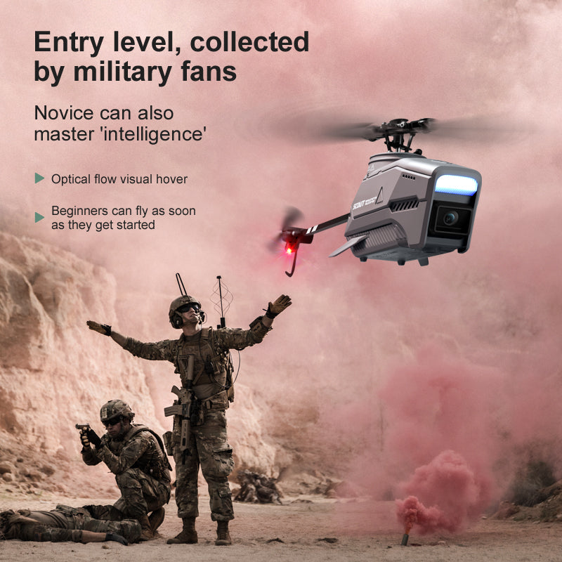 4DRC L1 HD Aerial Single-Rotor Helicopter, Remote-Controlled Aircraft Toy, Single Battery
