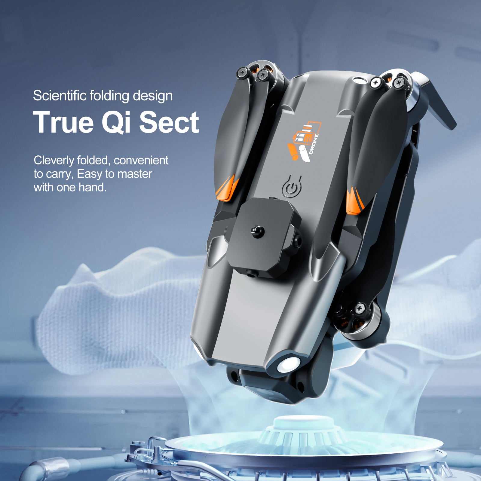 S119 HD Aerial Photo Brushless Motor Aircraft Optical Flow Positioning RC Folding Drone with 1 Battery