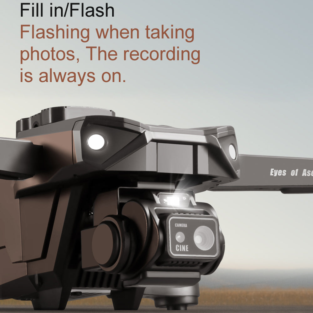 D1 Obstacle Avoidance Optical Flow Positioning RC Drone HD Dual Camera Brushless Motor Aircraft, 2 Batteries
