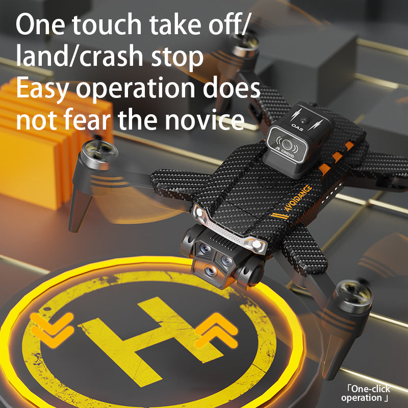 JS22 Brushless Motor Aircraft Optical Flow Positioning Adjustable Lens RC Drone with 1 Battery