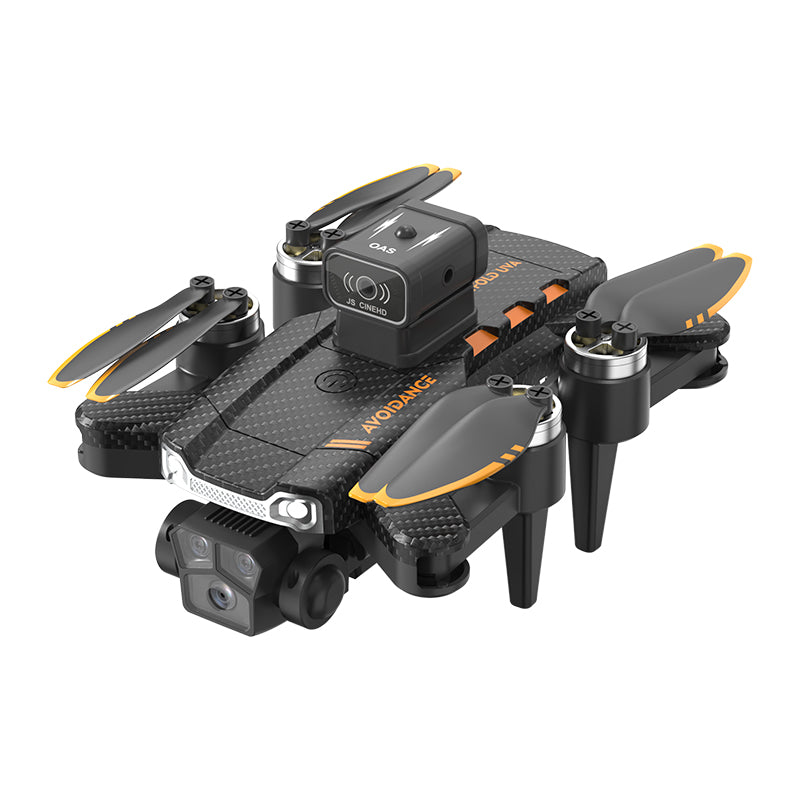JS22 Brushless Motor Aircraft Optical Flow Positioning Adjustable Lens RC Drone with 1 Battery