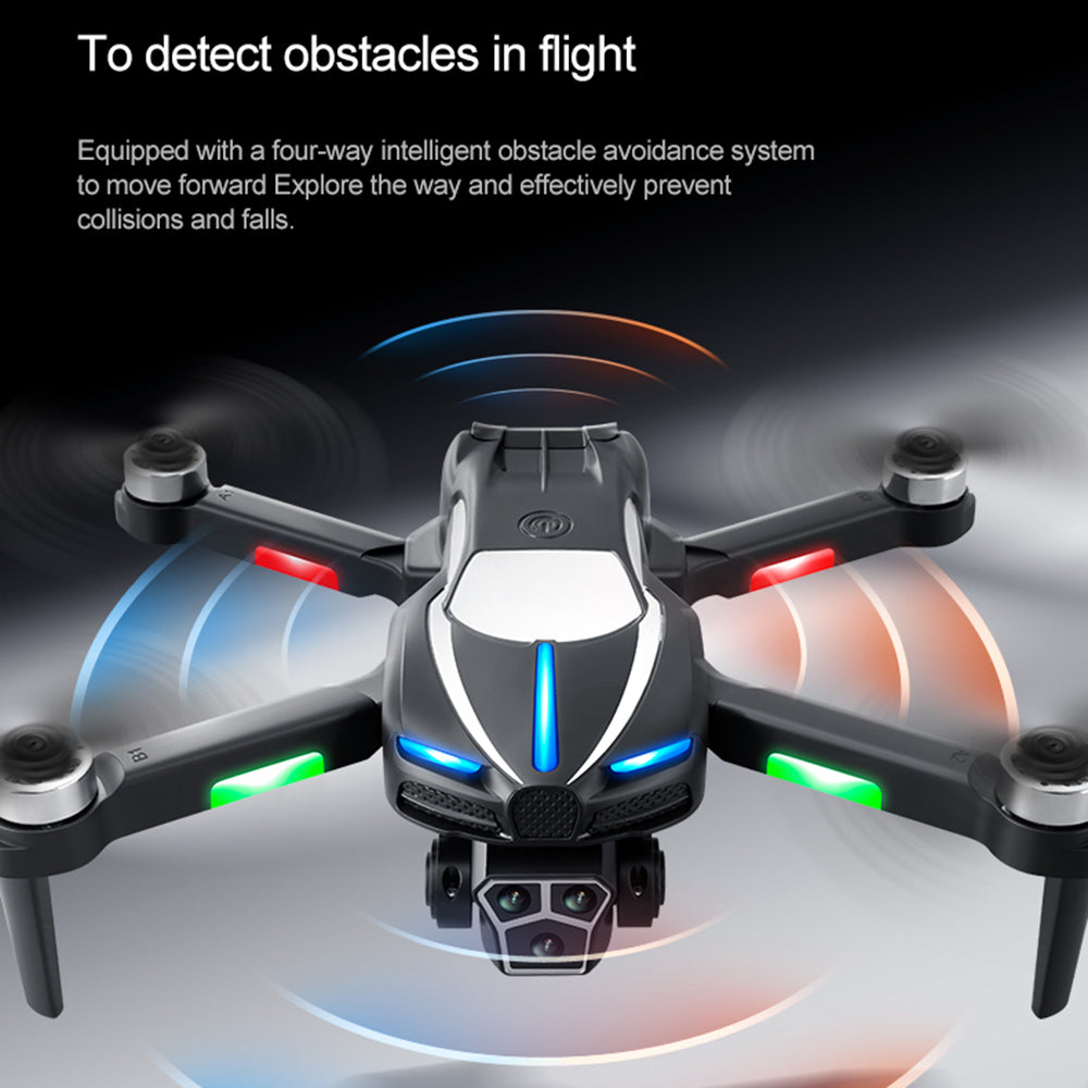 M2 Optical Flow Positioning Folding RC Drone Three Camera Brushless Motor Quadcopter with 1 Battery