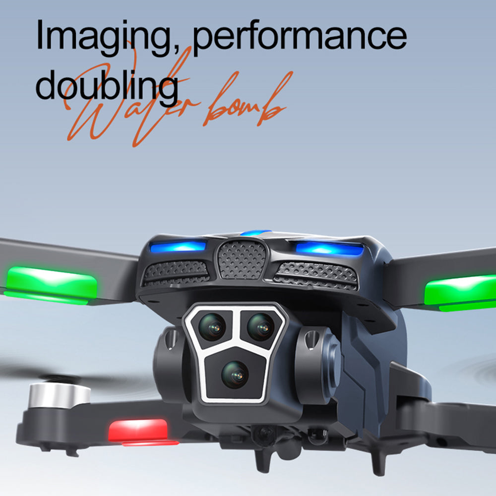 M2 Optical Flow Positioning Folding RC Drone with Three Camera Brushless Motor Quadcopter with 3 Batteries