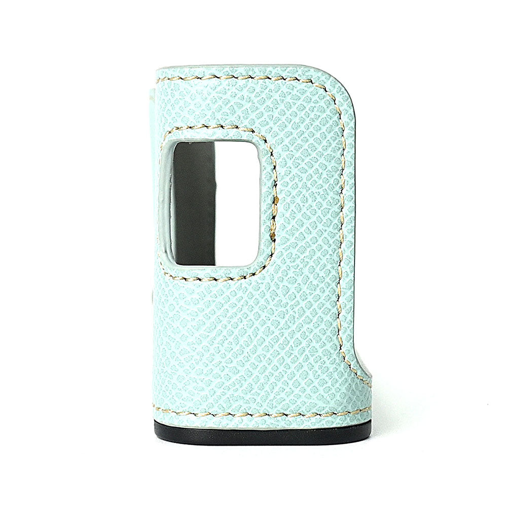 For Fuji X100V Battery Opening Design Palm Texture PU Leather Camera Case Half Body Bottom Case with Wrist Strap