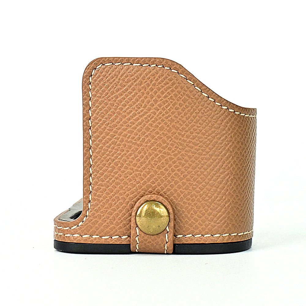 For Nikon Z30 / Z50 Battery Opening Design PU Leather Camera Cover Palm Texture Half Body Bottom Case with Wrist Strap