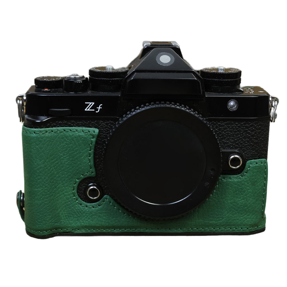 For Nikon ZF PU Leather Camera Bag Battery Opening Anti-drop Protective Case