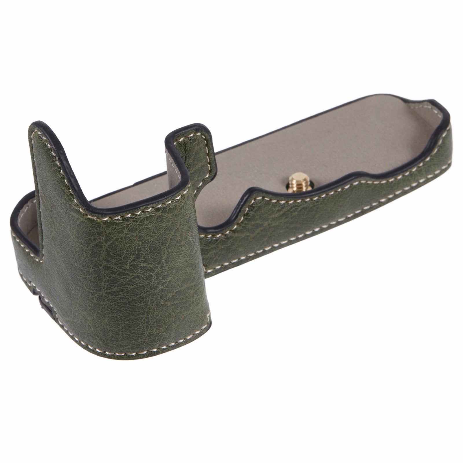 For Canon R5 / R6 / R6 Mark II Protective PU Leather Half Camera Case Bottom Half-Body Protective Cover