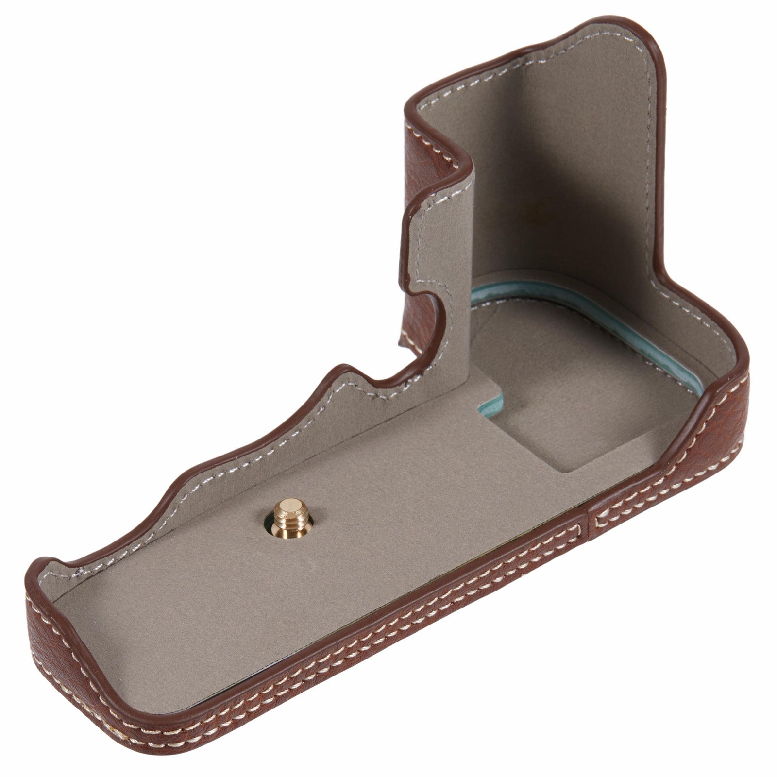 For Canon R5 / R6 / R6 Mark II Protective PU Leather Half Camera Case Bottom Half-Body Protective Cover