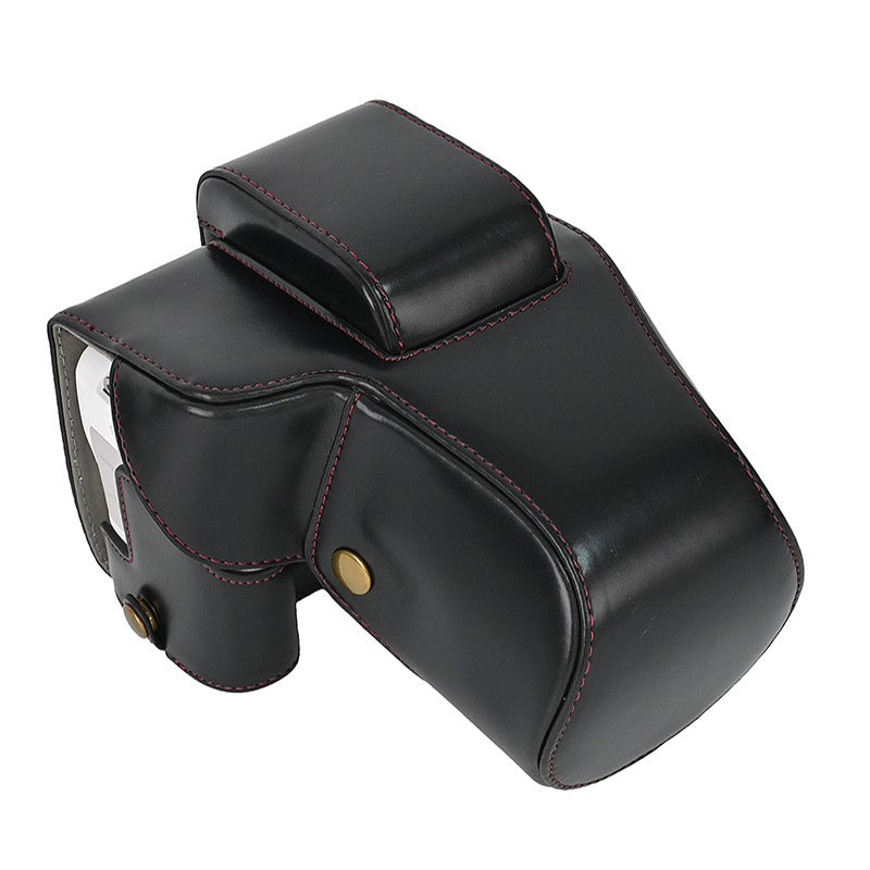 For Canon EOS 200D / 200D II Camera Bottom Case Leather Cover Easy to Change Battery