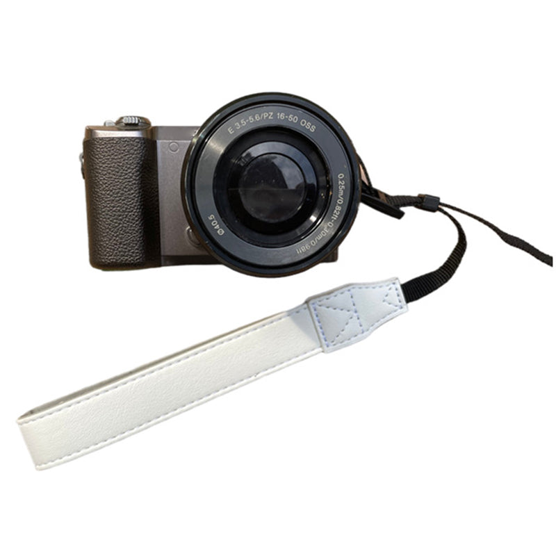 For Fujifilm Canon Nikon Panasonic SLR Camera PU Leather Hand Strap Buffalo Texture Wrist Rope