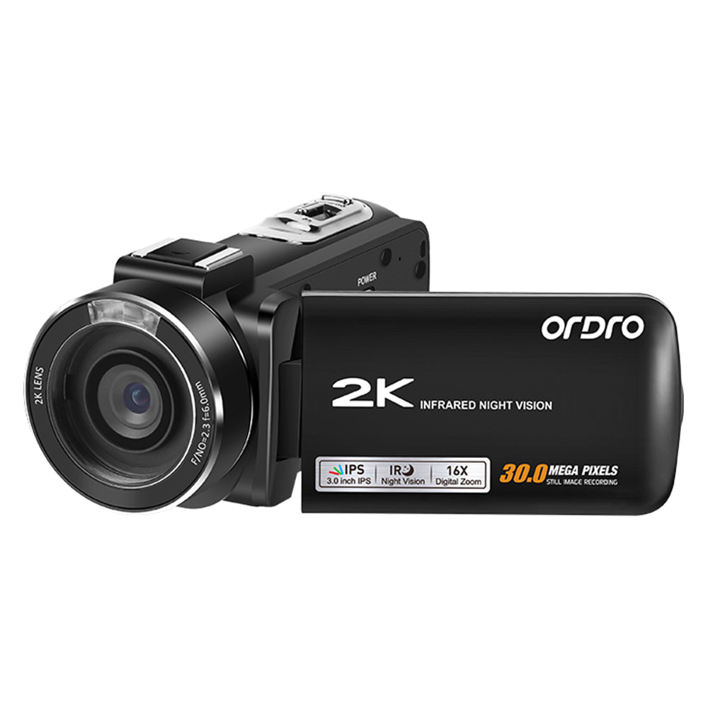 ORDRO Z63 16X Digital Zoom Full HD 2K 3.0-inch Touch Screen Digital Camera, Standard Version