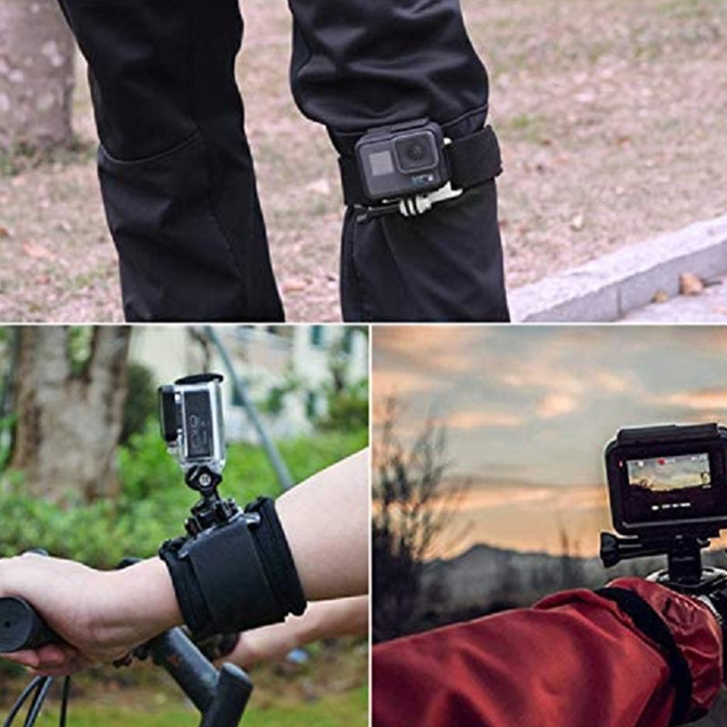 56-in-1 For GoPro Action Camera Accessories Kit Head / Chest Strap Tripod Set