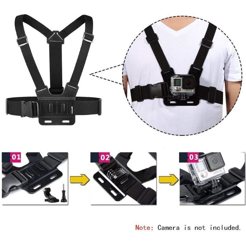 Universal 10-in-1 Sports Camera Accessories Kit for GoPro Hero 9 / 10 / 11 / 5 / 6 / 7 / DJI