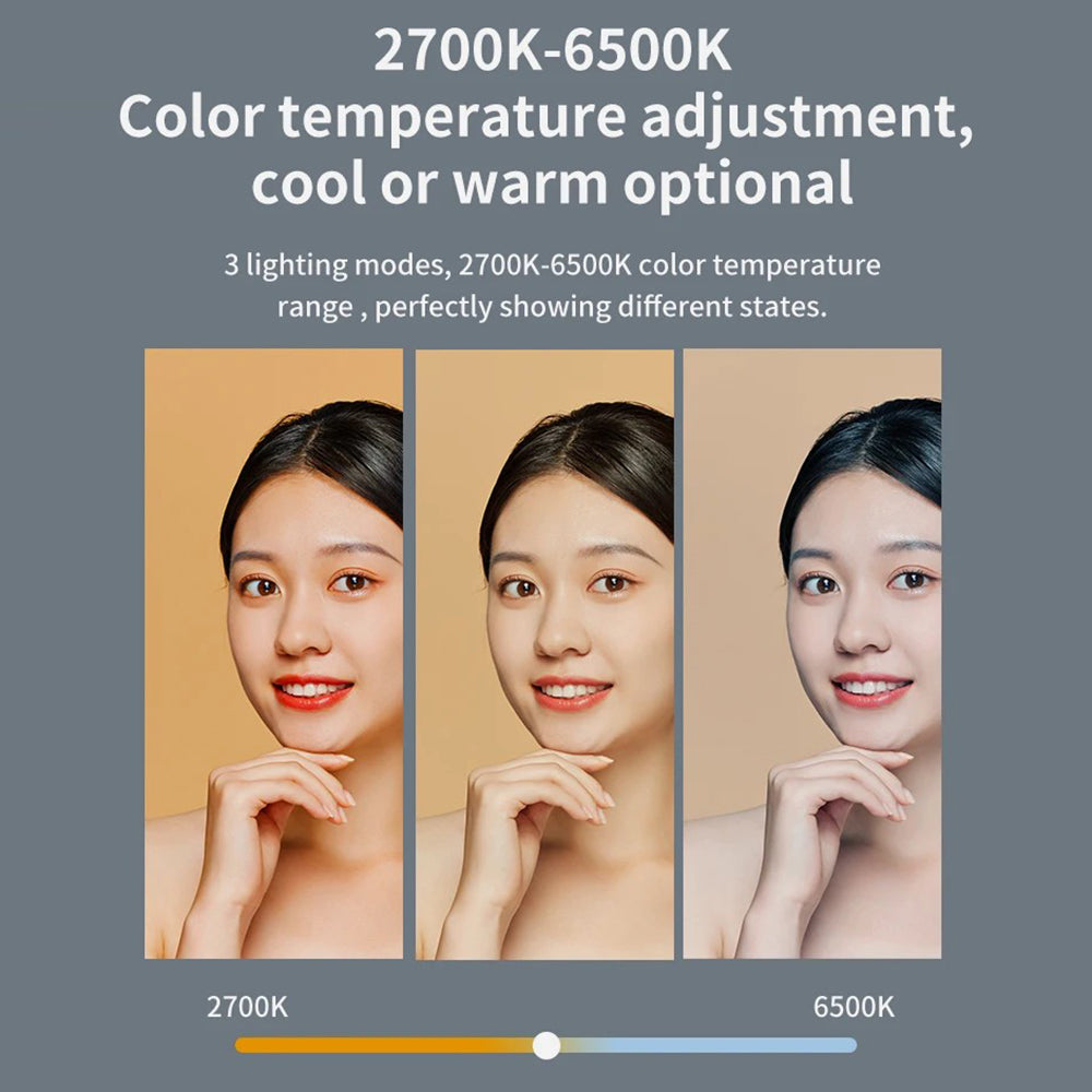 ORDRO SL-50 2700-6500K RGB Video Light 360° Full Color Portable Photography Lighting Camera Fill Light