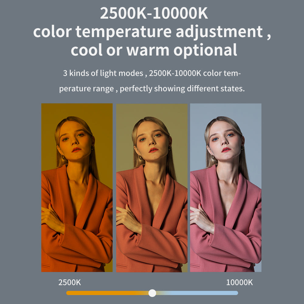 ORDRO SL-120 2500K-10000K Stepless Brightness Adjustable RGB Full Color Camera Fill Light