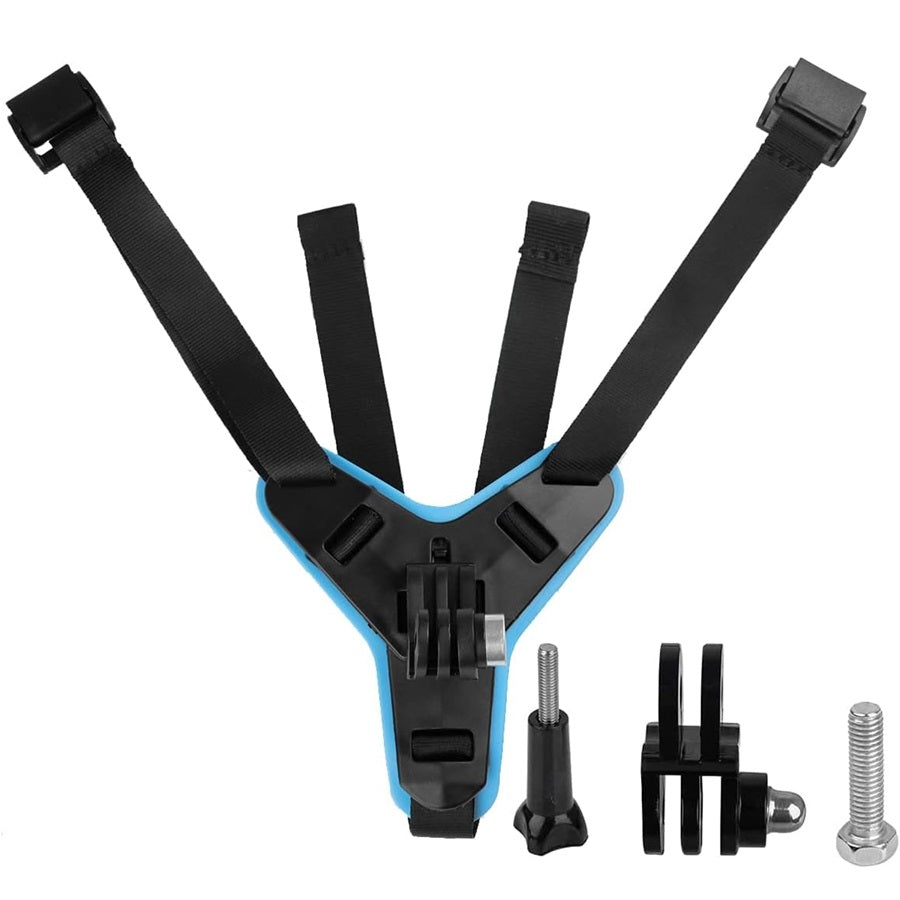 4-in-1 Motorcycle Helmet Chin Strap Mount Compatible with GoPro Insta 360 Session