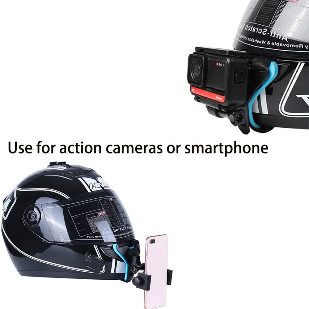 5-in-1 Motorcycle Helmet Chin Mount Claw Clamp Body Strap Cycling Accessories for GoPro