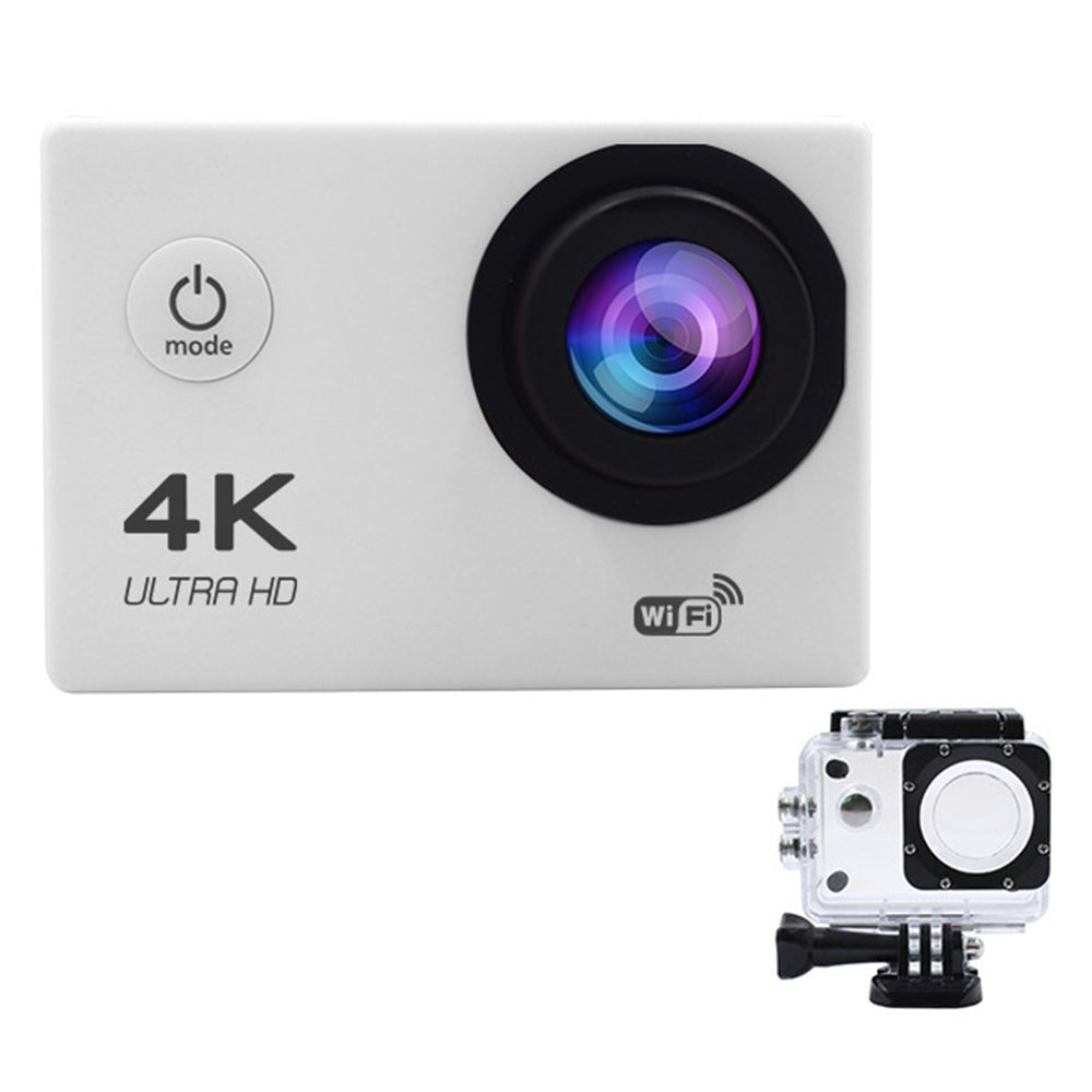F201 2.0 Inch WiFi 4K Video Cam 120 Degree Wide Angle Action Camera with Waterproof Case