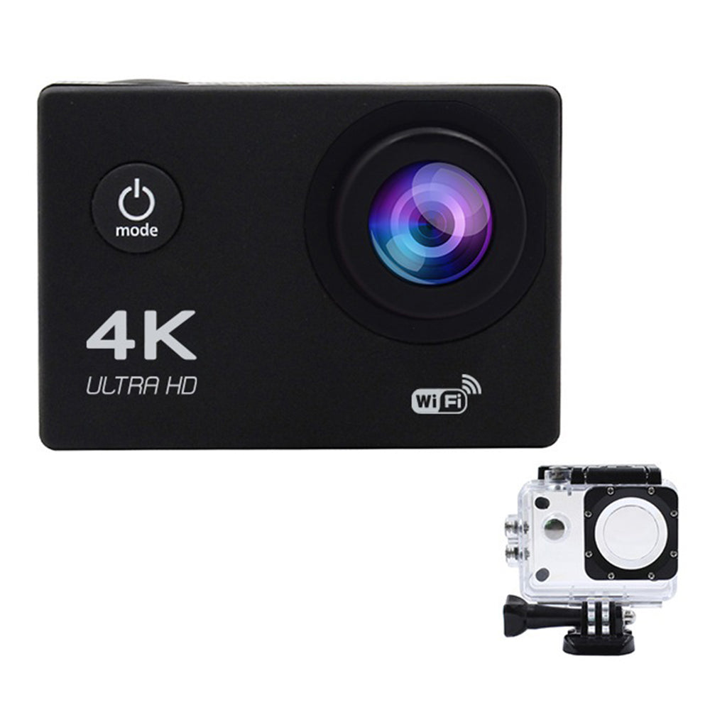 F200 2.0 Inch 140 Degree Wide Angle WiFi Underwater Action Camera 4K Video Cam