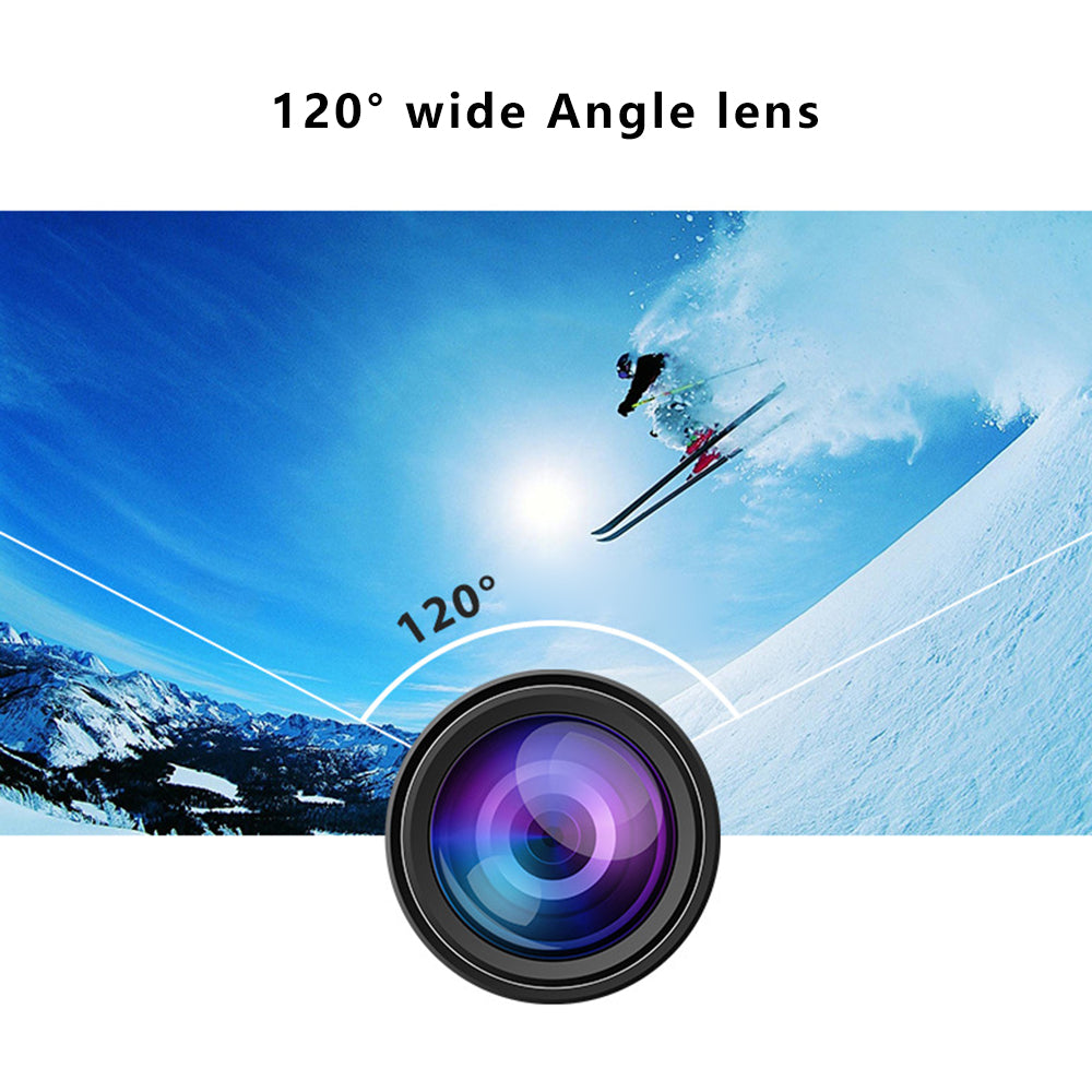 F200 2.0 Inch 140 Degree Wide Angle WiFi Underwater Action Camera 4K Video Cam
