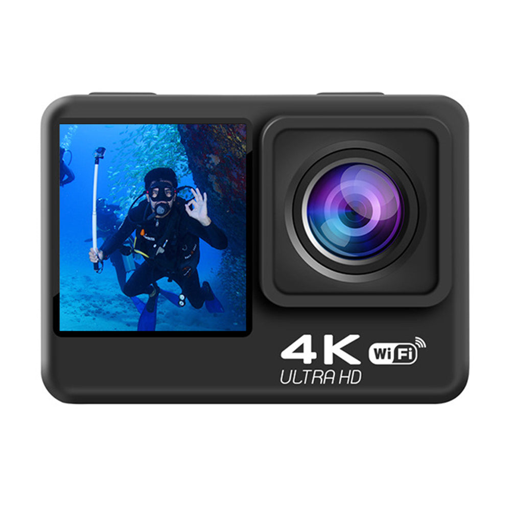 F300AB-R 2.0-inch 4K HD Anti-shake WiFi Action Camera with 30m Waterproof Case