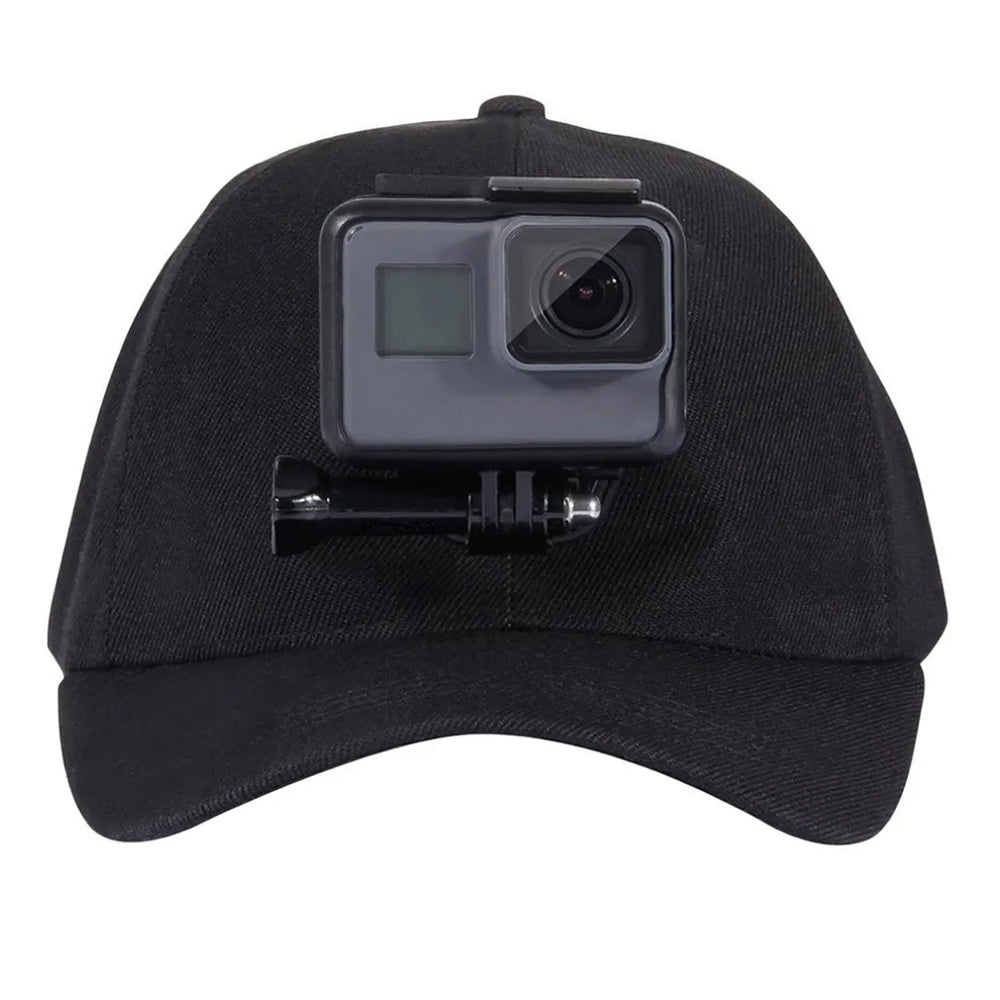 G243 For GoPro / Xiaoyi Sports Camera Mount Hat Camera Holder Cotton Baseball Cap