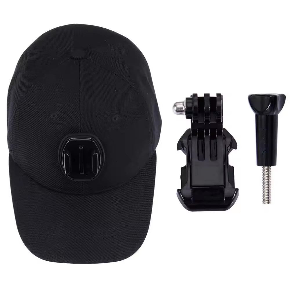 G243 For GoPro / Xiaoyi Sports Camera Mount Hat Camera Holder Cotton Baseball Cap