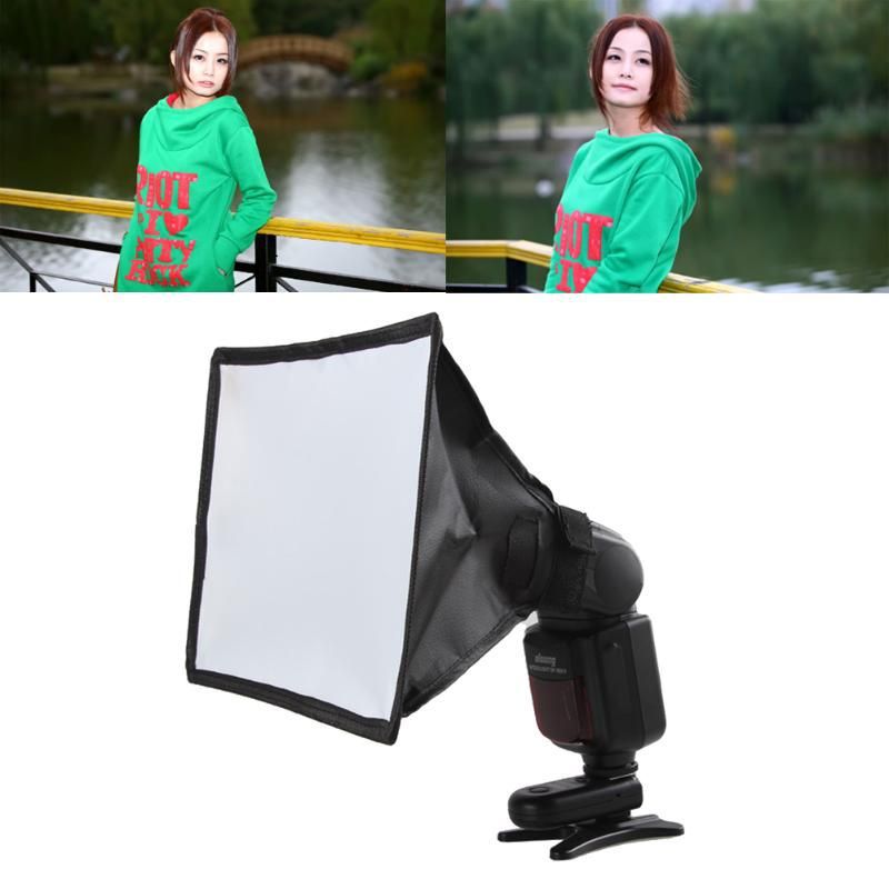 R1517 15x17cm Speedlite Softbox DSLR Cameras Flash Light Reflector Diffuser Soft Box