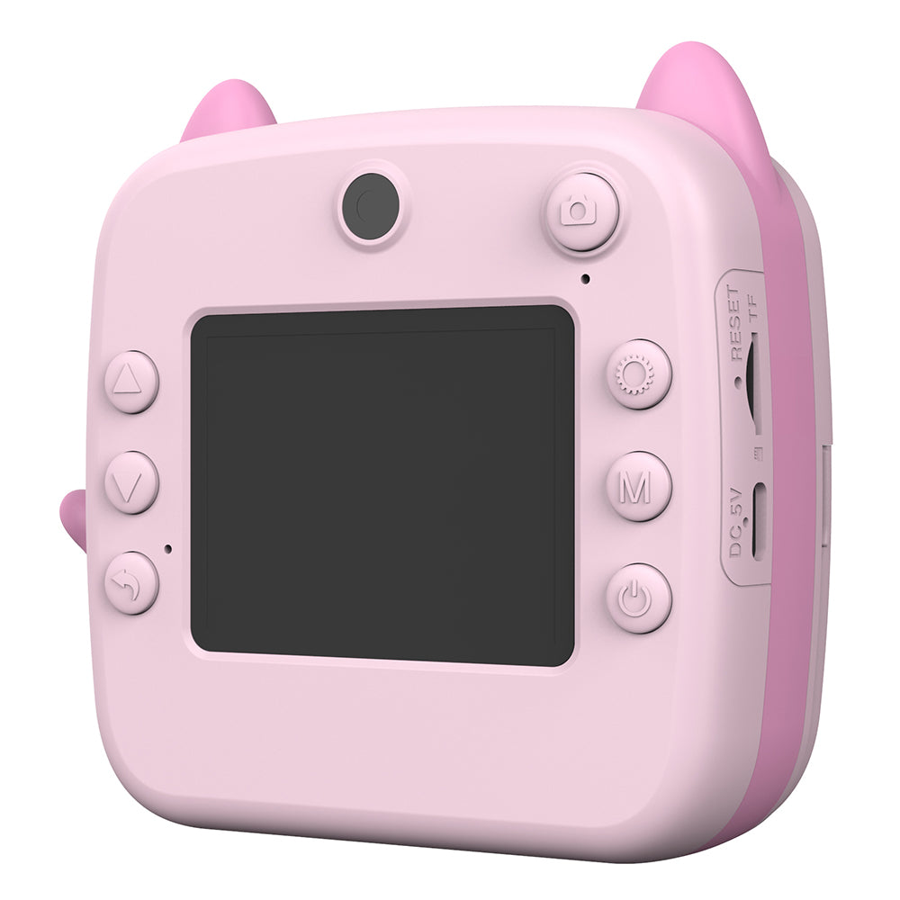 A21 2.4-inch Screen Kids Instant Camera Rechargeable Camera Toy with Print Paper