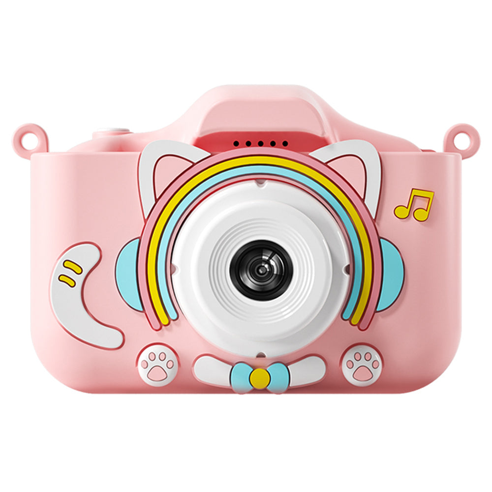 Y20 Rainbow Cat 2.0 inch Screen Kids Camera Rechargeable HD Digital Camera Toy