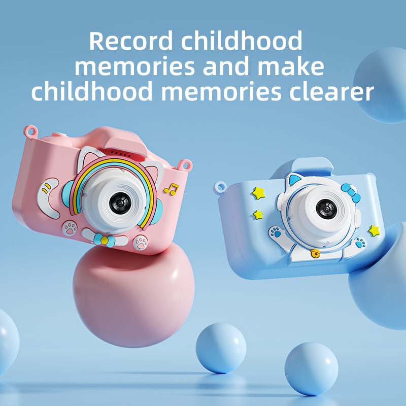 Y20 Rainbow Cat 2.0 inch Screen Kids Camera Rechargeable HD Digital Camera Toy