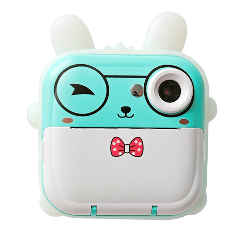 Q5 Kids Camera Instant Print Photo Mini Digital Video Camera, Cartoon Rabbit